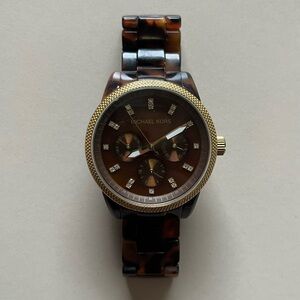 Michael Kors Tortoise Shell Watch